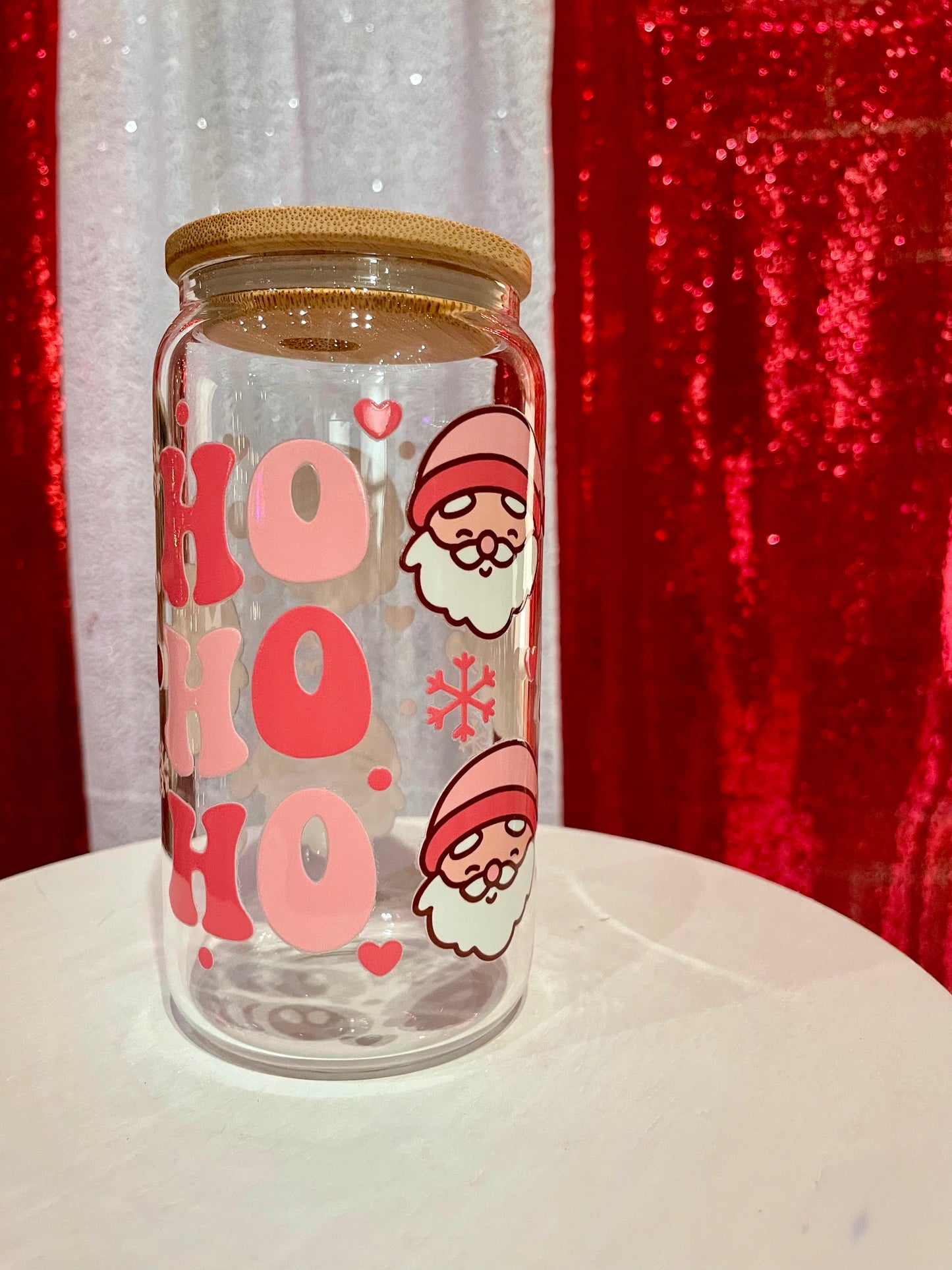 Ho,Ho, Ho pink Santa