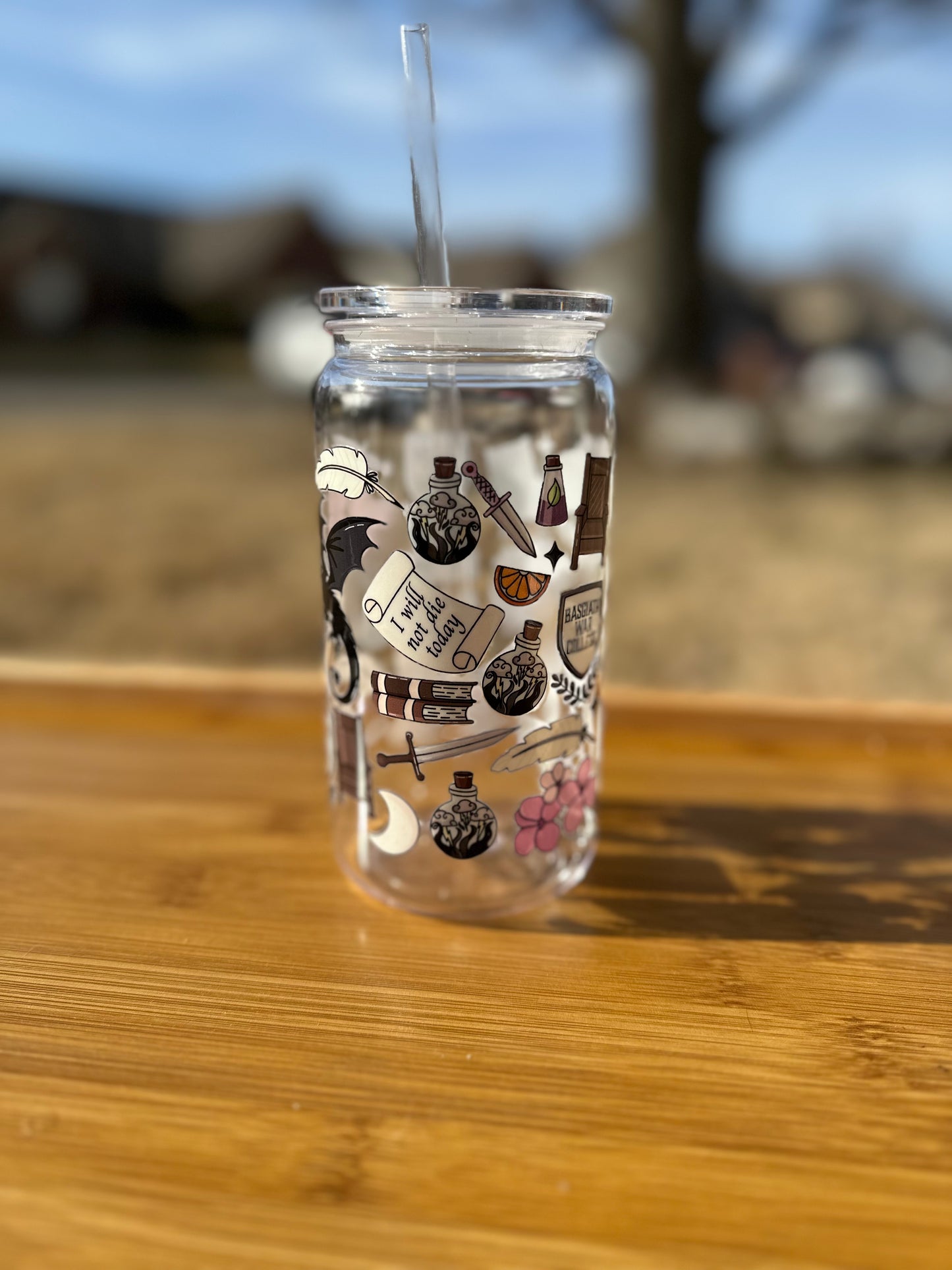 War College Acrylic Can