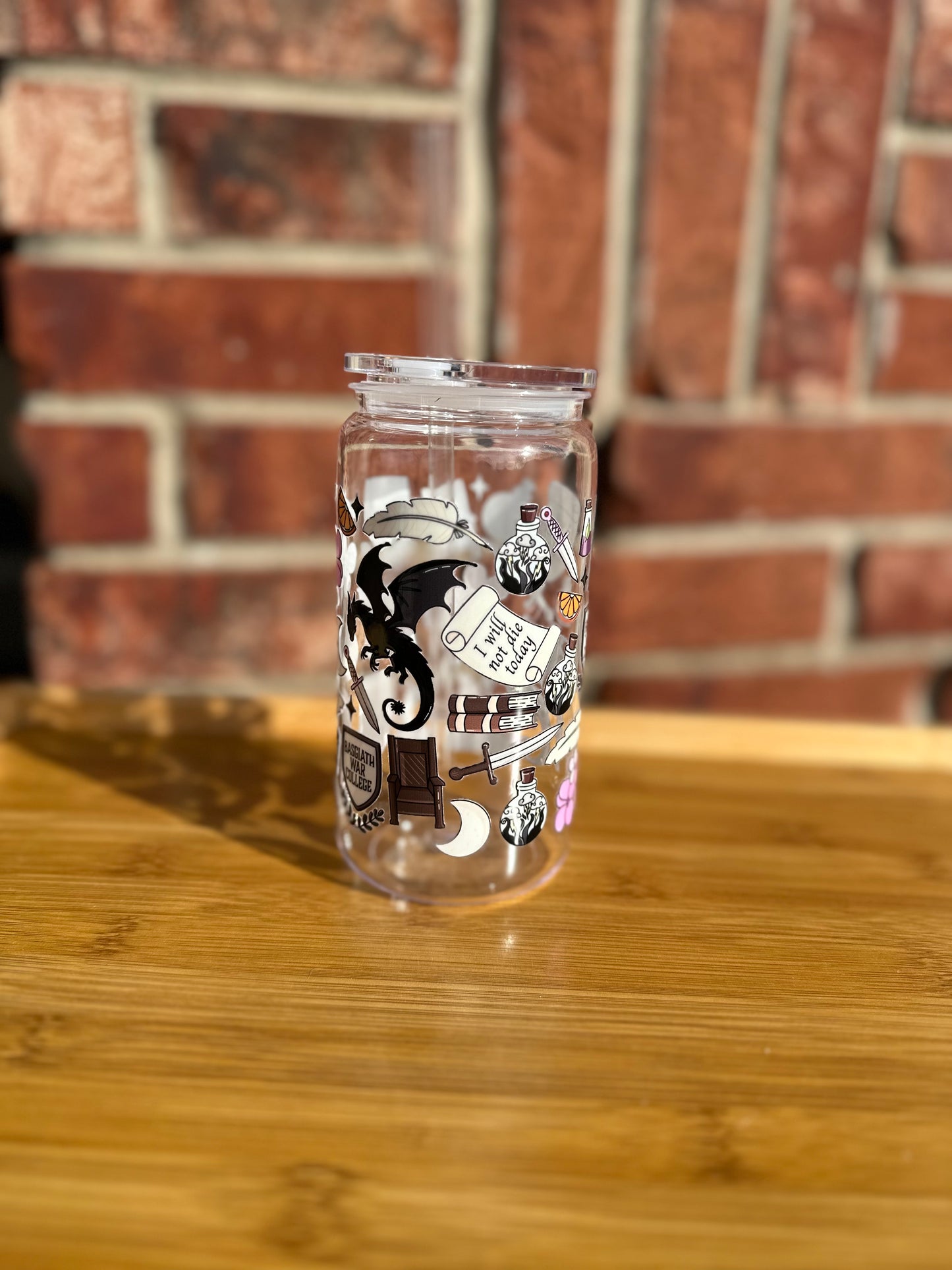 War College Acrylic Can