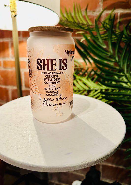 She is…