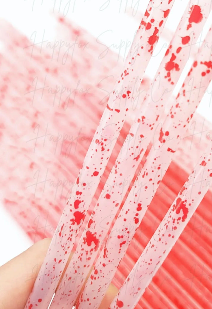 Blood Splatter Color Change Straw