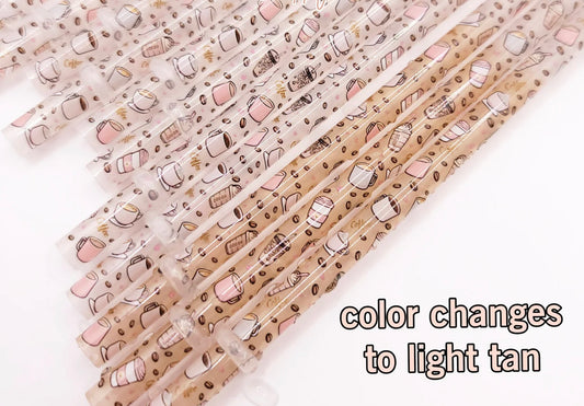 Coffee Color Changing Straw