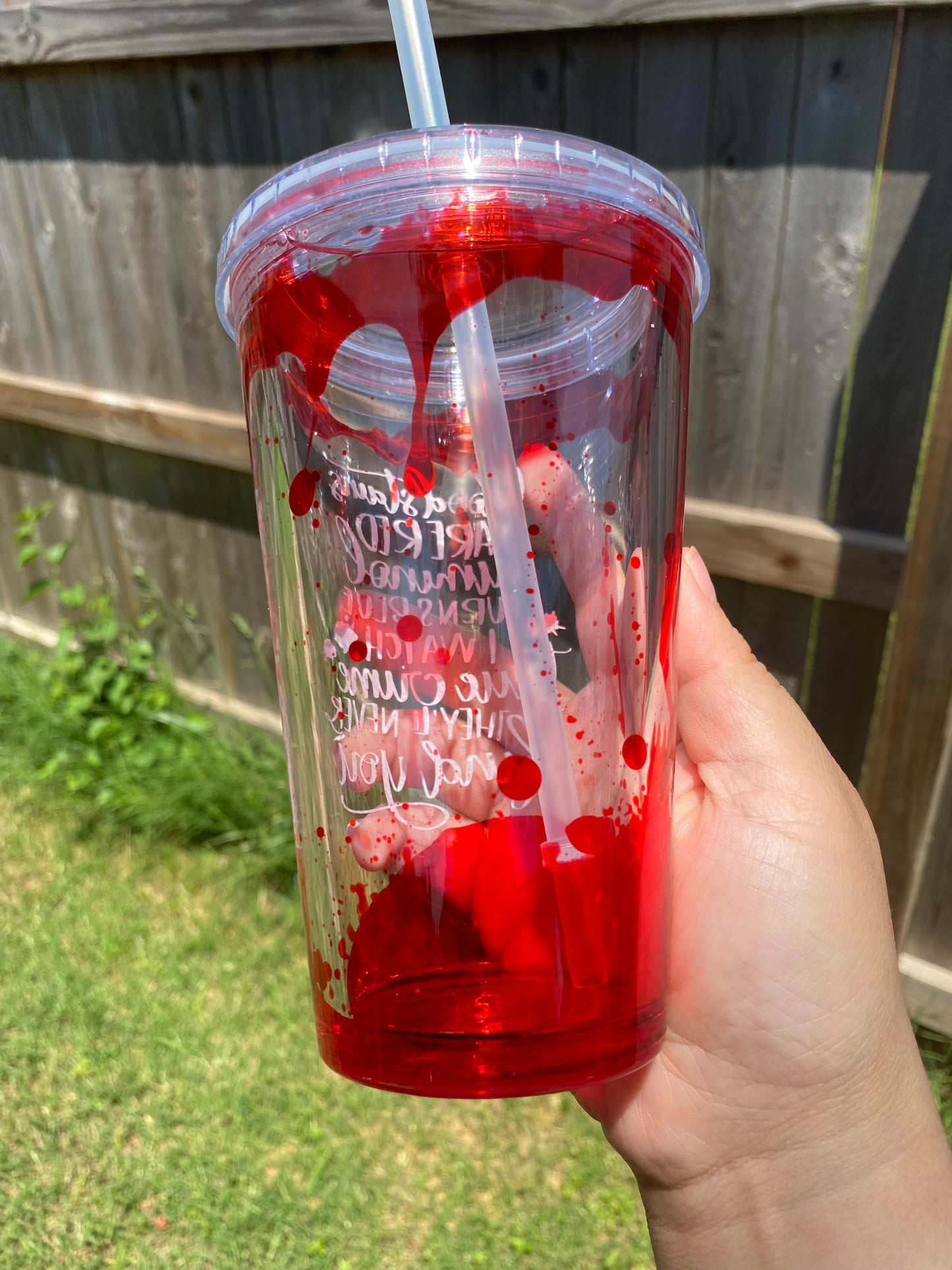 True Crime Blood Drip Tumbler