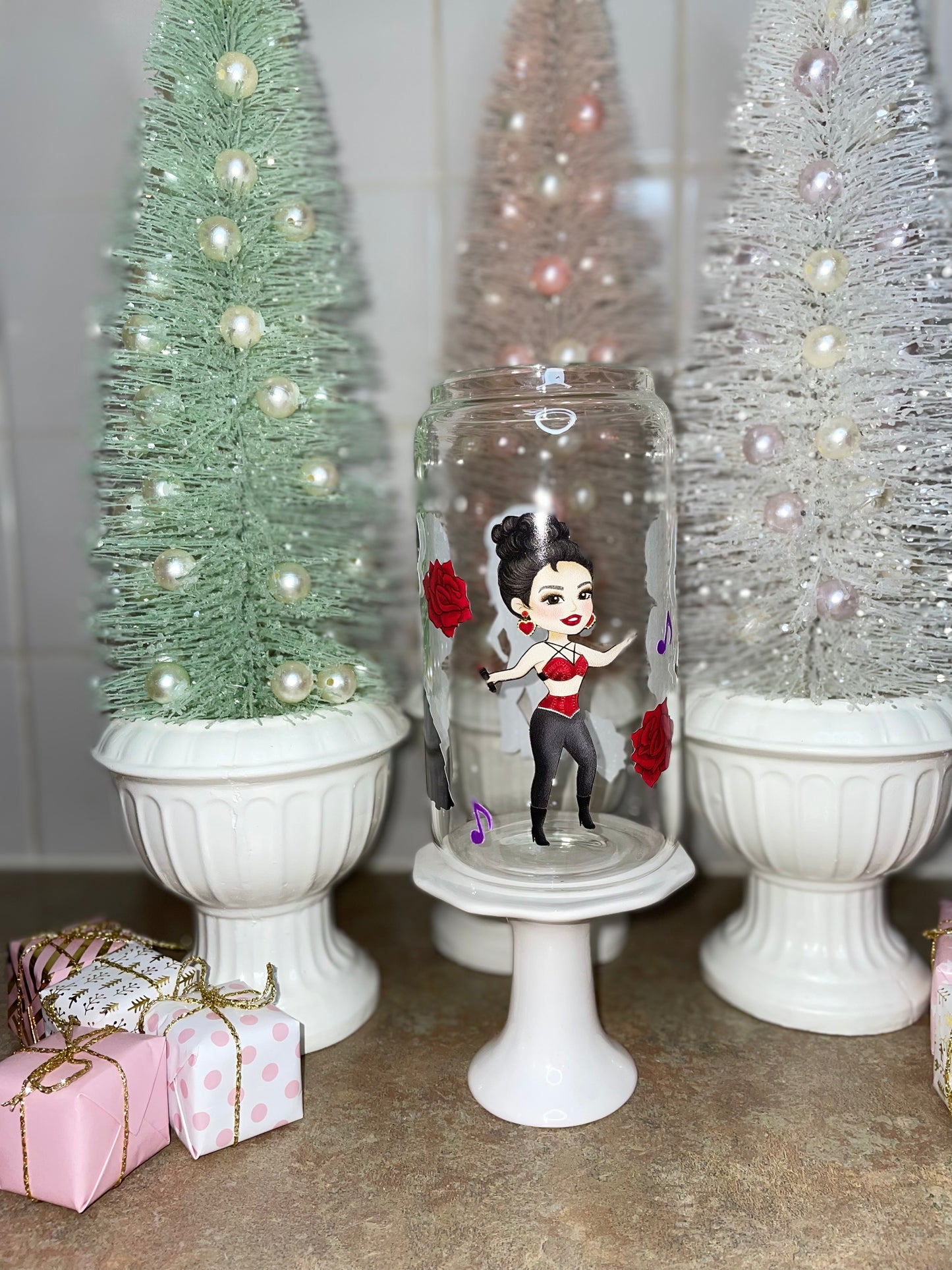 Clear Selena Glass Can