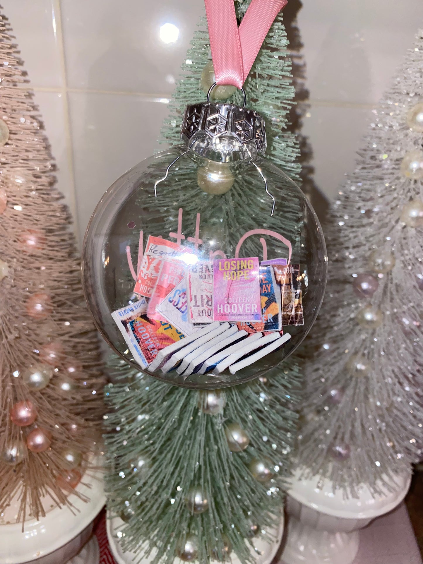 Colleen Hoover Book Ornament