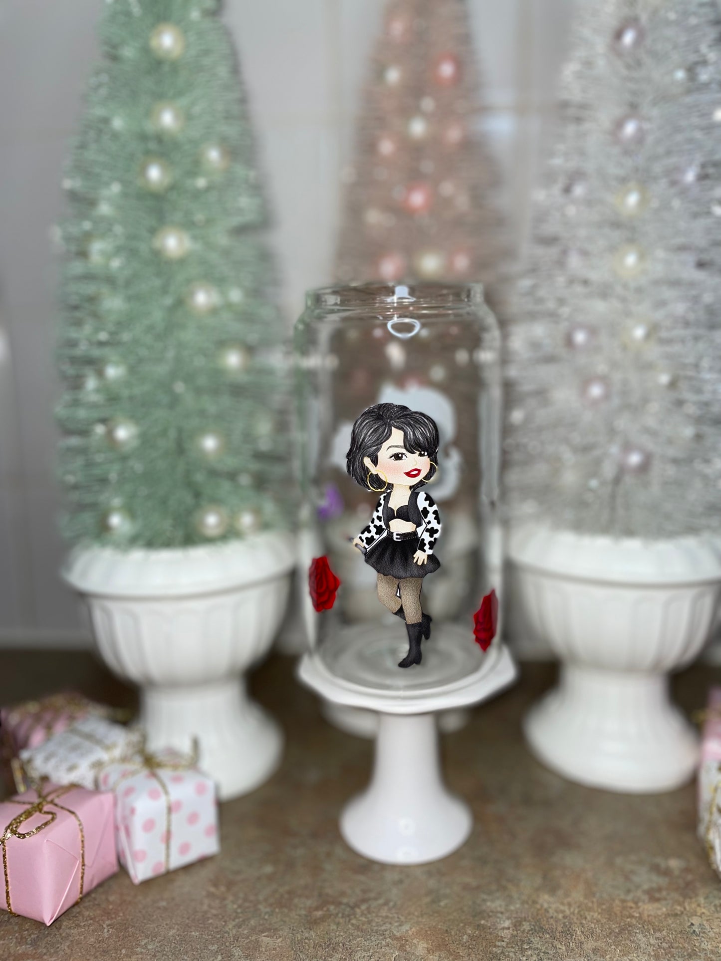 Clear Selena Glass Can