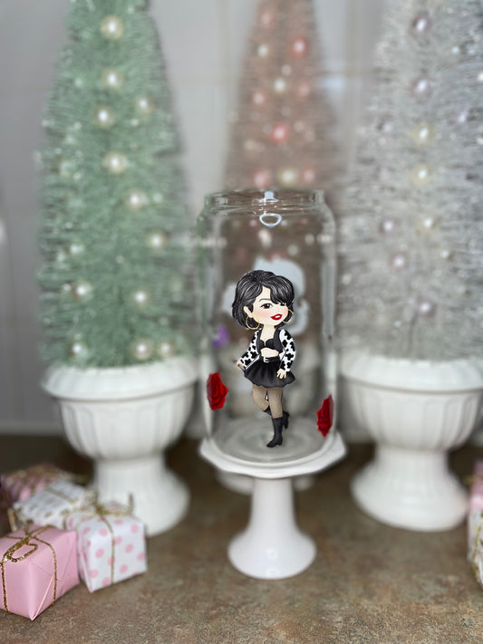 Clear Selena Glass Can