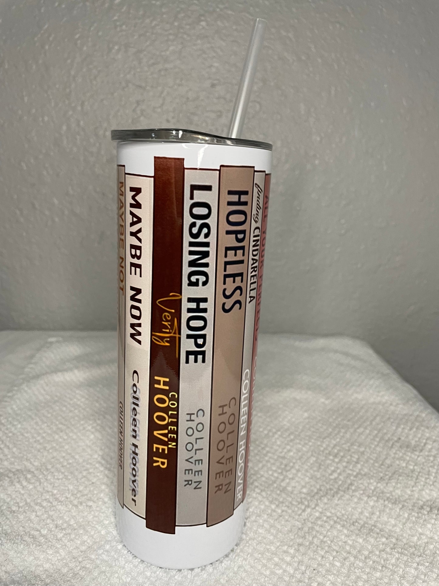 Colleen Hoover Book Tumbler