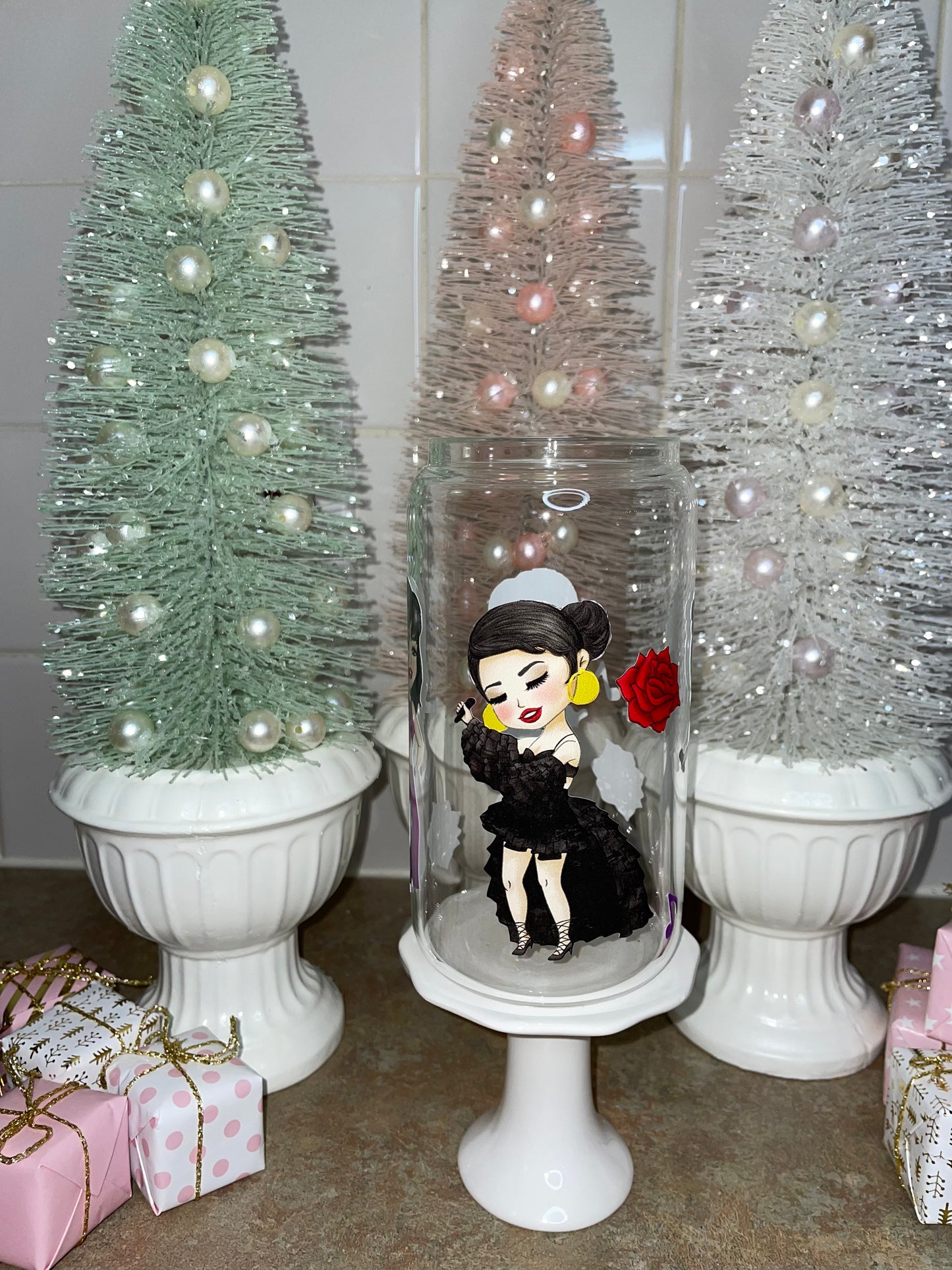 Clear Selena Glass Can