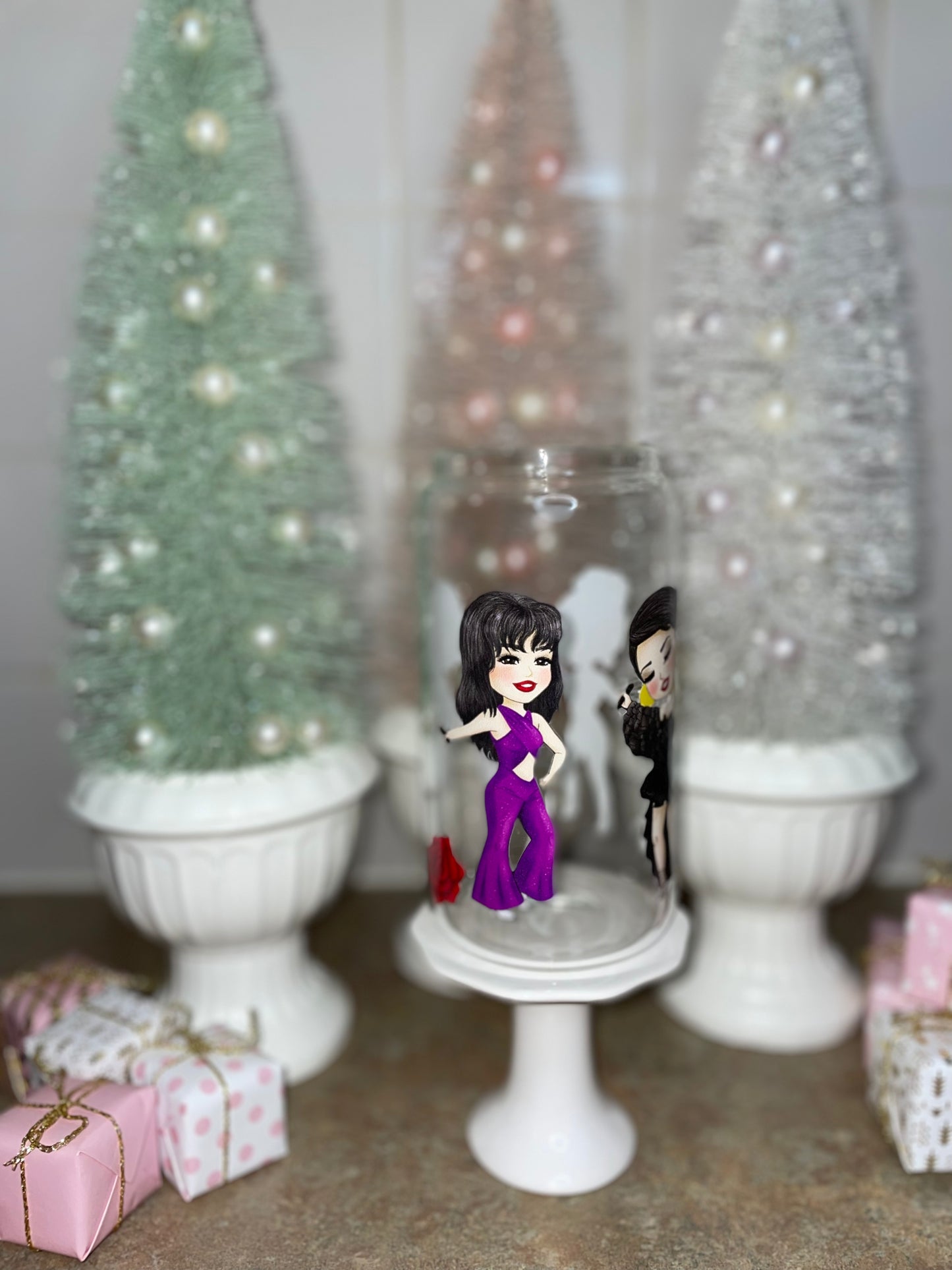 Clear Selena Glass Can